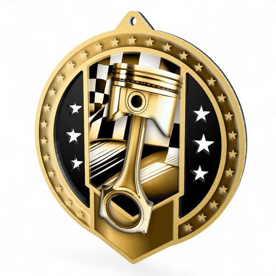 Sentinel Classic Motorsports Stainless Steel Medal