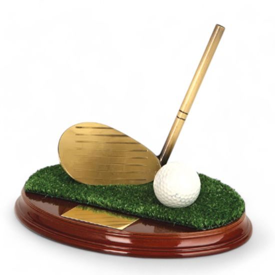 Navas Golf Driver Handmade Metal Trophy