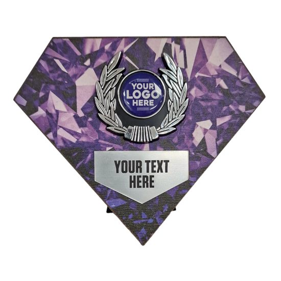Diamond Purple Birchwood Logo Insert Shield