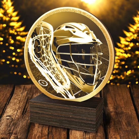 Holt Classic Lacrosse Real Wood Trophy