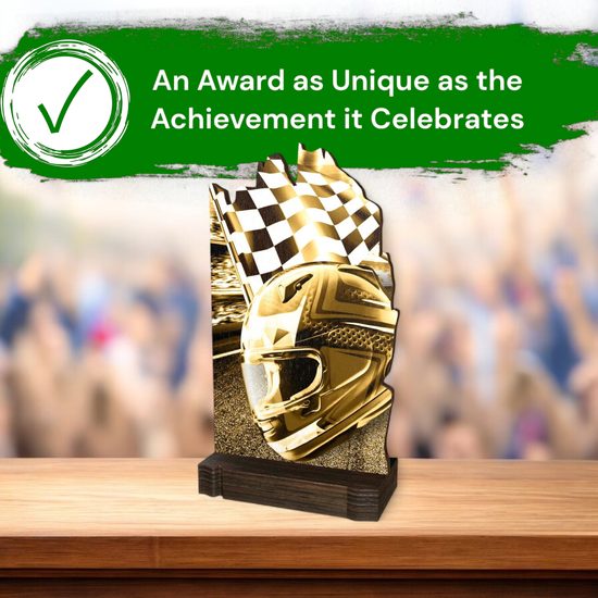 Shard Classic Motorsports Eco Friendly Wooden Trophy