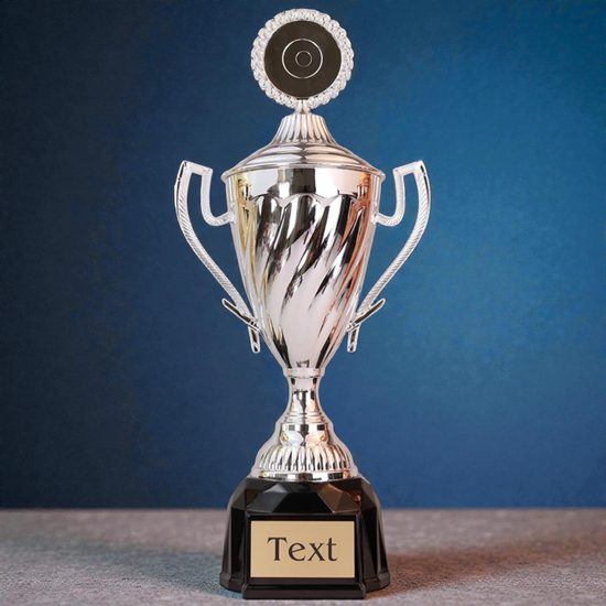 Conrad Silver Logo Cup with Lid