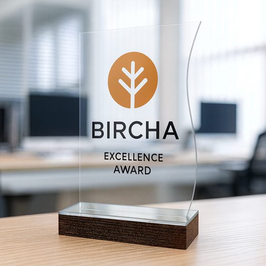 Bircha Acrylic and Wood Fusion Award
