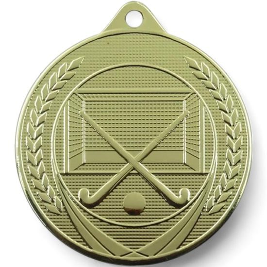 Champion Embossed Hockey Gold Medal