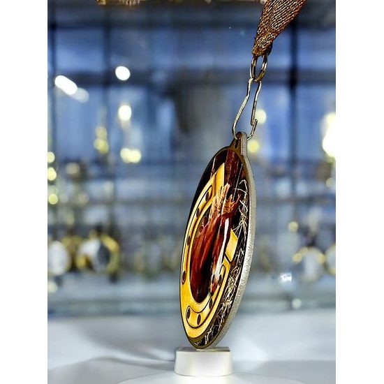 Aurum Equestrian Horse Shoe Stainless Steel Medal