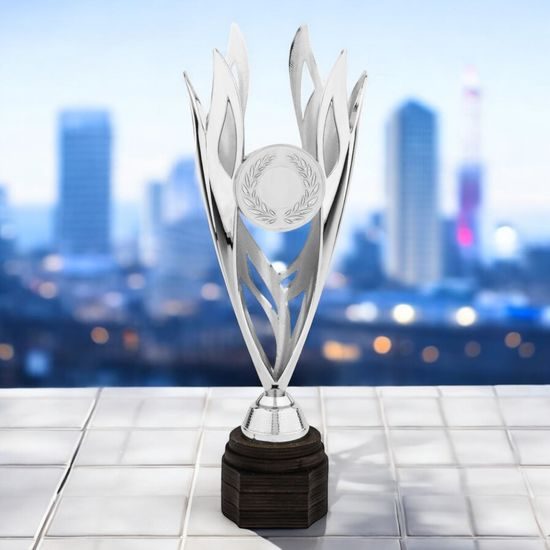 Finch Silver Logo Insert Trophy