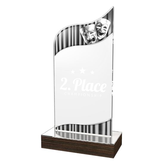 United Acrylic Wood Drama Trophy