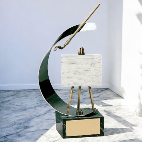 Renoir Art Handmade Metal Trophy