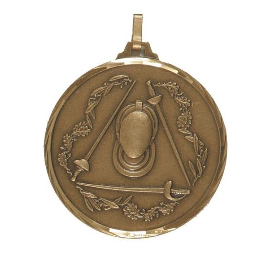 Diamond Edged Fencing Bronze Medal