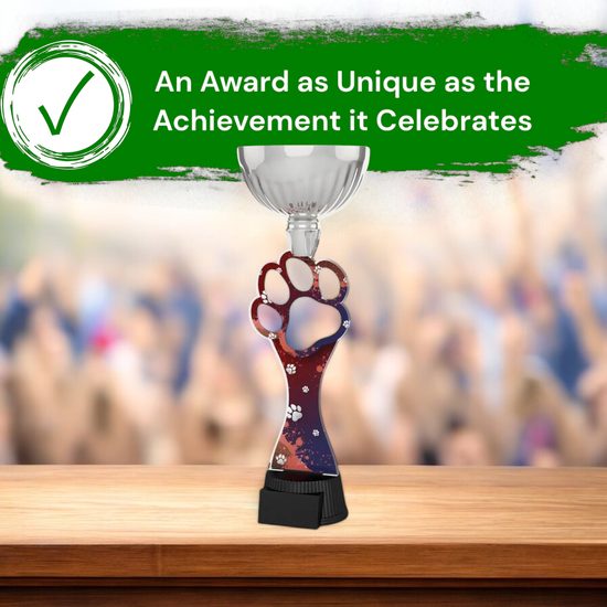 Montreal Dog Paw Silver Cup Trophy