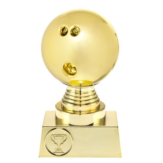 Lebowski Gold 3D Bowling Ball Trophy