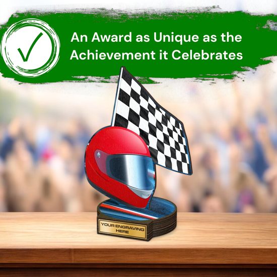 Grove Motor Racing Real Wood Trophy