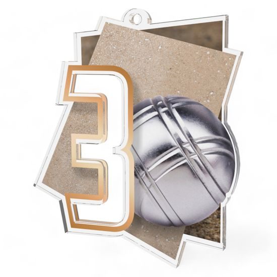 Poznan Pétanque Number 3 Medal