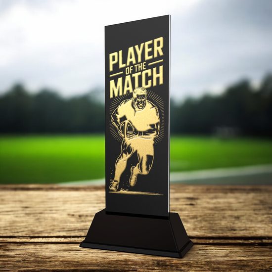 Shadowline Rugby Player of the Match Trophy – Stainless Steel Award