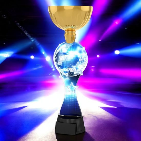 Vancouver Disco Ball Gold Cup Trophy