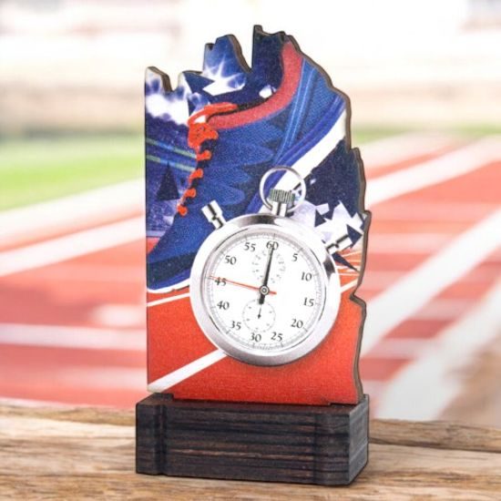 Shard Running Eco Friendly Wooden Trophy