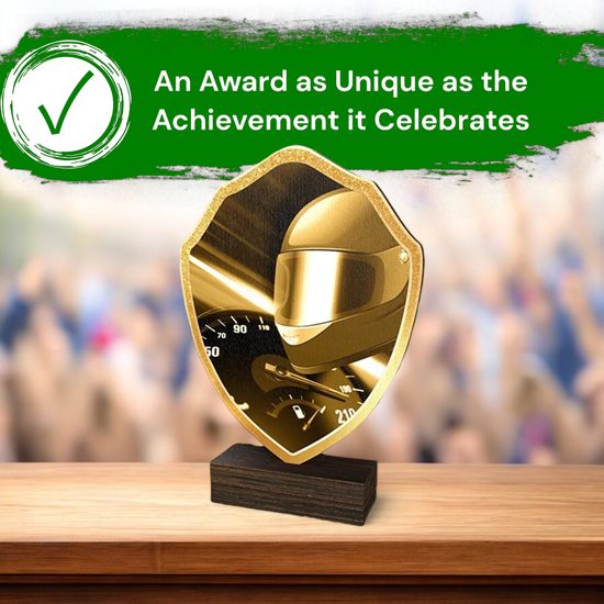 Arden Classic Motor Racing Real Wood Shield Trophy