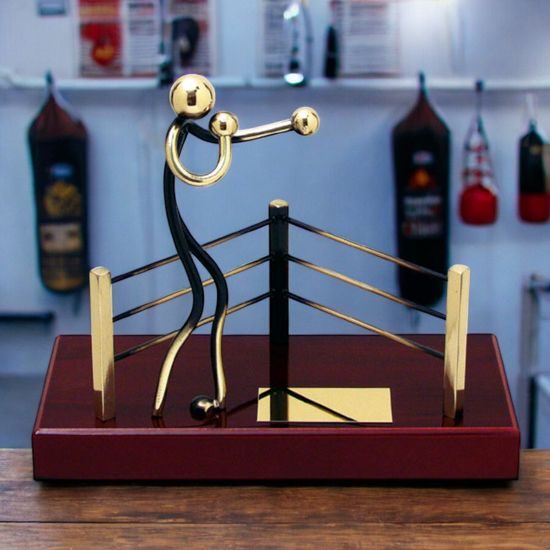 Barcelona Boxing Handmade Metal Trophy
