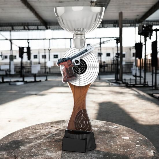 Montreal Pistol Shooting Silver Cup Trophy