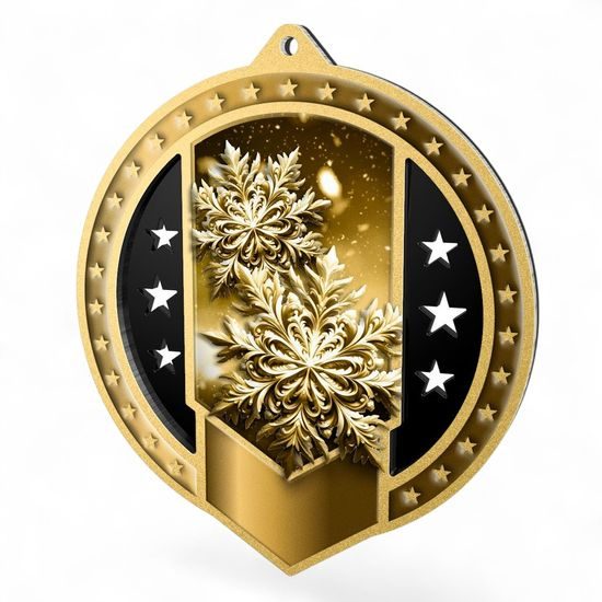 Sentinel Classic Snowflake Stainless Steel Medal
