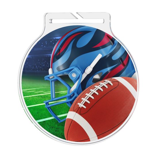 Atlas American Football Acrylic Medal