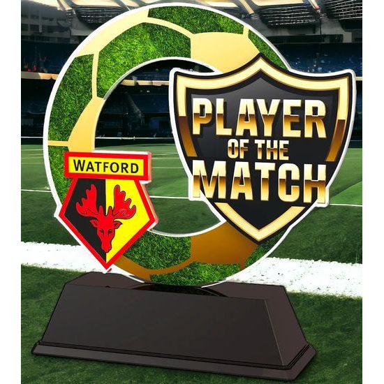 Football Custom Player of the Match Trophy