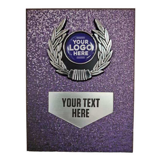 Gemstone Purple Birchwood Logo Insert Shield