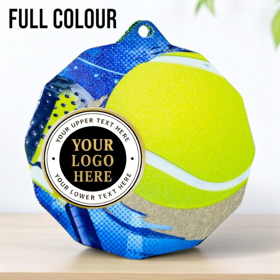 Dodeca Padel Tennis Stainless Steel Logo Insert Medal