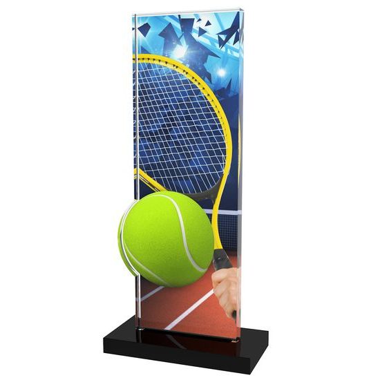 Apla Tennis Racket and Ball Trophy