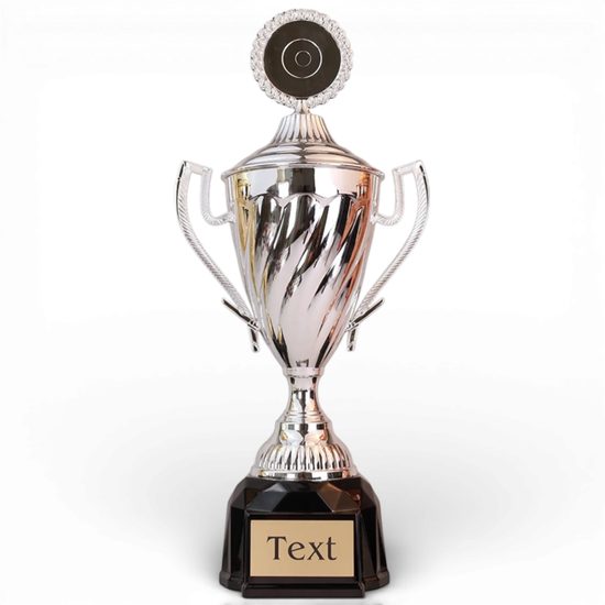 Conrad Silver Logo Cup with Lid