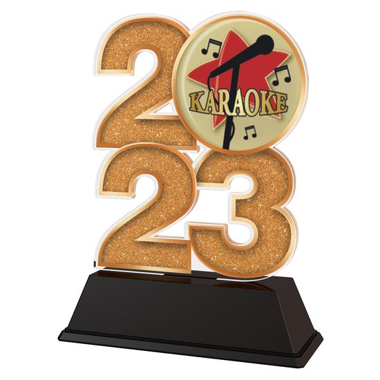 Singing Karaoke 2023 Trophy