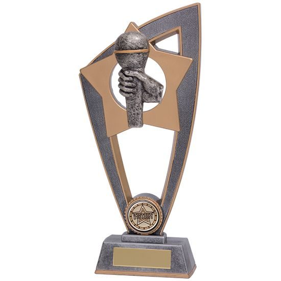 Star Blast Microphone Trophy