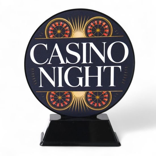 Quantum Casino Night Trophy