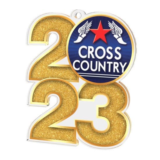 Cross Country 2023 Acrylic Medal