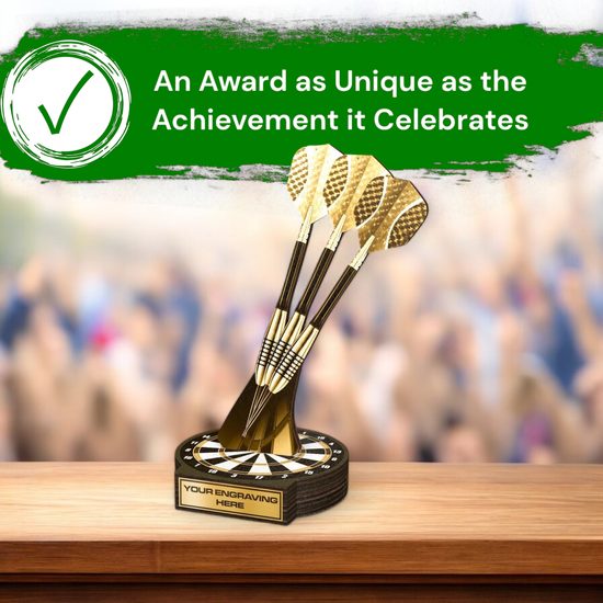 Grove Classic Darts Real Wood Trophy