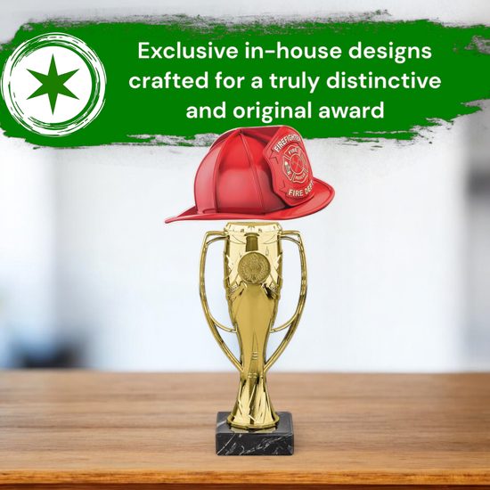Verona Firefighter Helmet Trophy