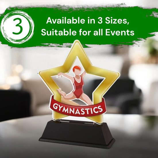 Mini Star Female Gymnastics Trophy