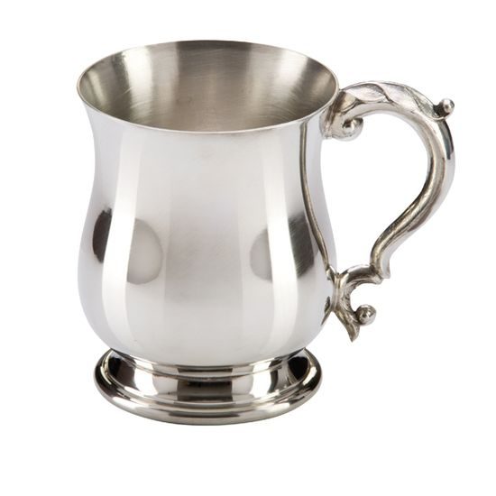 Georgian 1 Pint Pewter Tankard