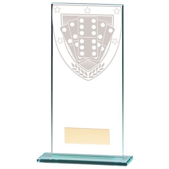 Millennium Jade Glass Dominoes Trophy