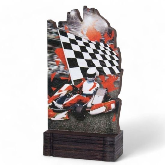 Shard Go Kart Eco Friendly Wooden Trophy