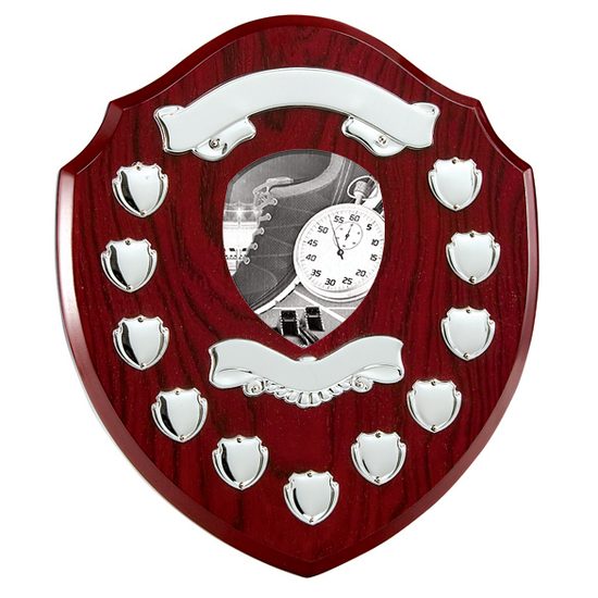 Northumbria Athletics Rosewood Wooden 11 Year Annual Shield