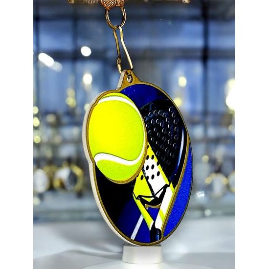 Aurum Padel Tennis Stainless Steel Medal