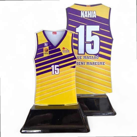 Basketball Vest Custom Made Acrylic Award