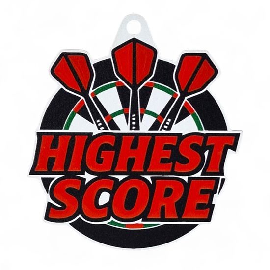Aurum Darts Highest Score Stainless Steel Medal