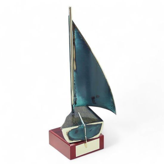 Leon Sailing Handmade Metal Trophy