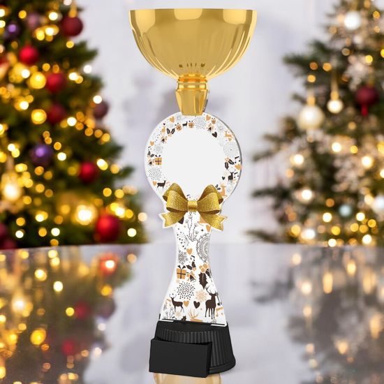 Vancouver Christmas White Gold Cup Trophy