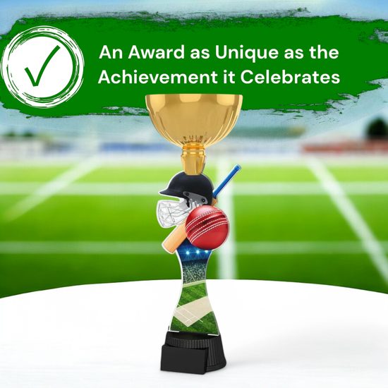 Vancouver Cricket Helmet Gold Cup Trophy