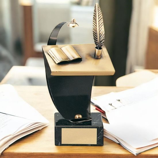 Shakespeare Literature Handmade Metal Trophy