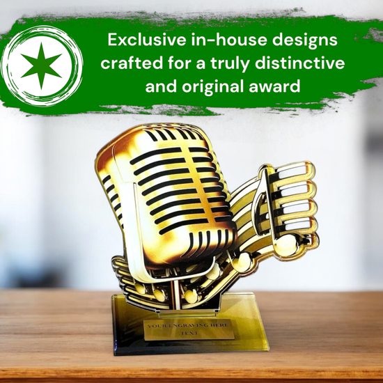 Cannes Classic Microphone Singing Trophy