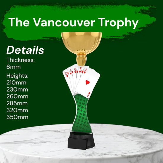 Vancouver Playing Cards Gold Cup Trophy